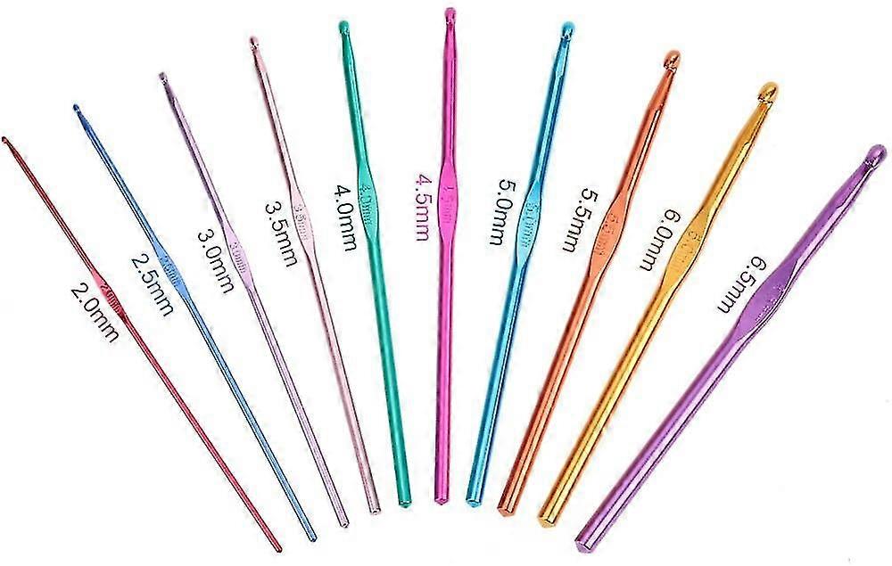 Crochet Set With 100 Pcs Knitting Needles Accessories Bunt