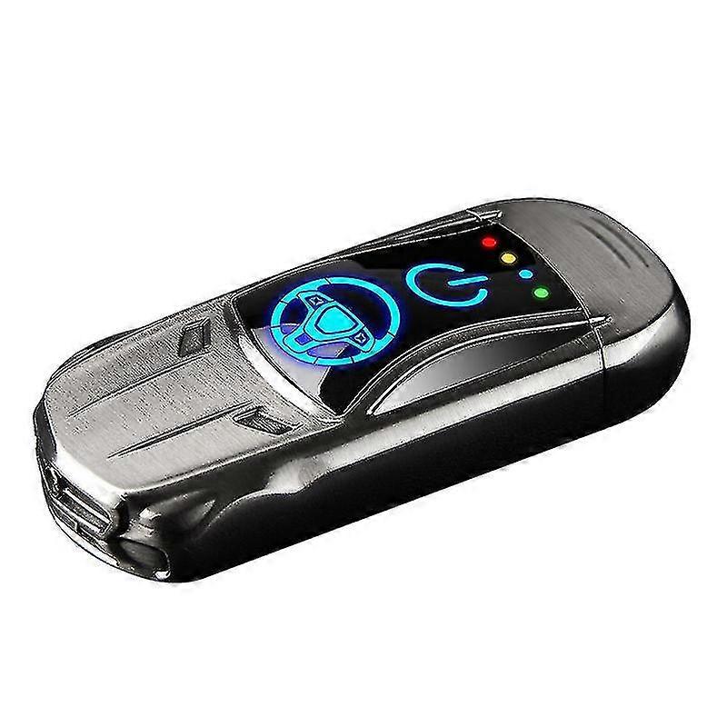Double Arc Electric Lighter Usb Rechargeable Lighter With Fingerprint Sensor Sport Car Shape