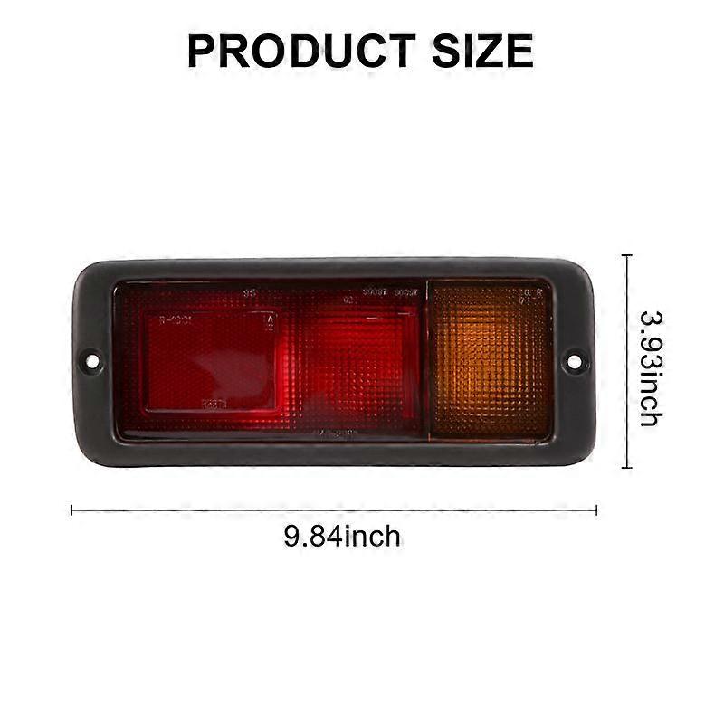 2Pcs Rear Tail Light Bumper Daytime Running Driving for 1992-1999