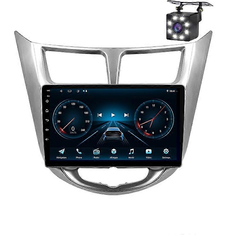For Hyundai Solaris Verna Accent 1 2010-2016 Car Radio Multimedia Video Player WIFI GPS