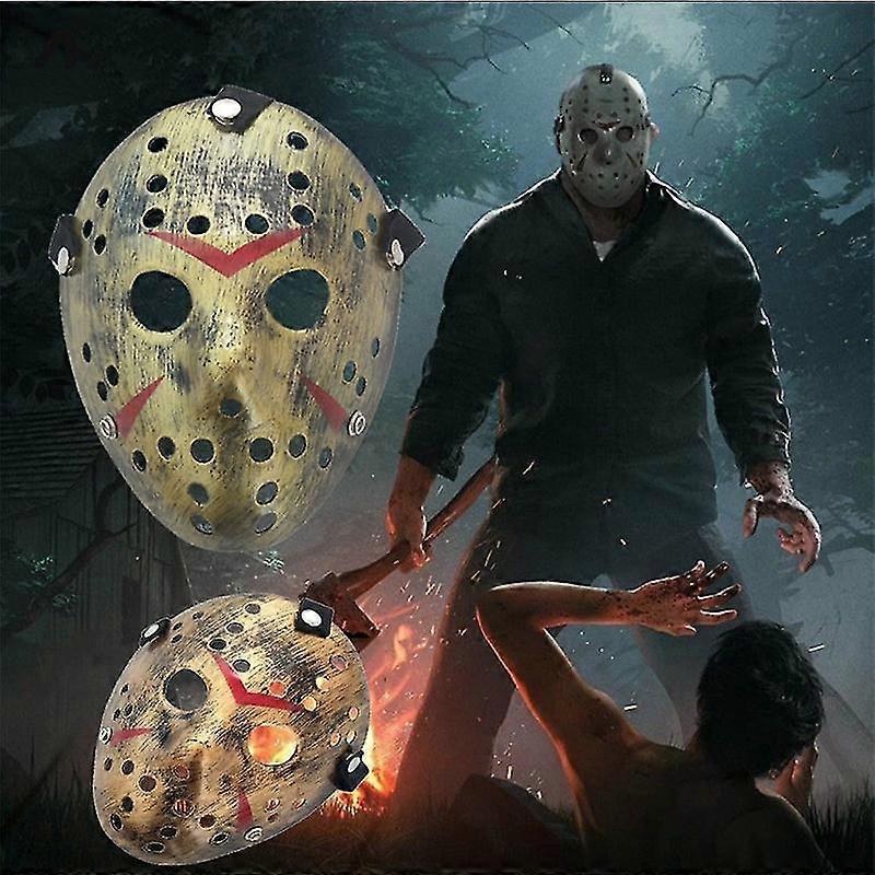 Cadılar Bayramı Jason Voorhees Cuma 13. Scary Hollow Out Cosplay Maskesi Korku Partisi Prop
