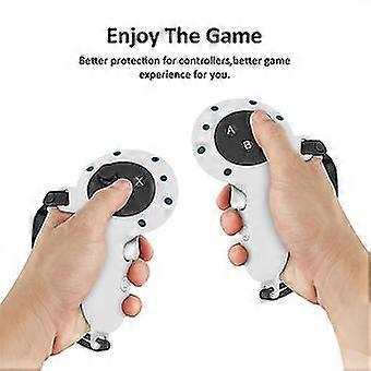For 3 Vr Protective Cover For Vr Touch Controller Silicone With Strap Handle Grip Vr Accessories-bl