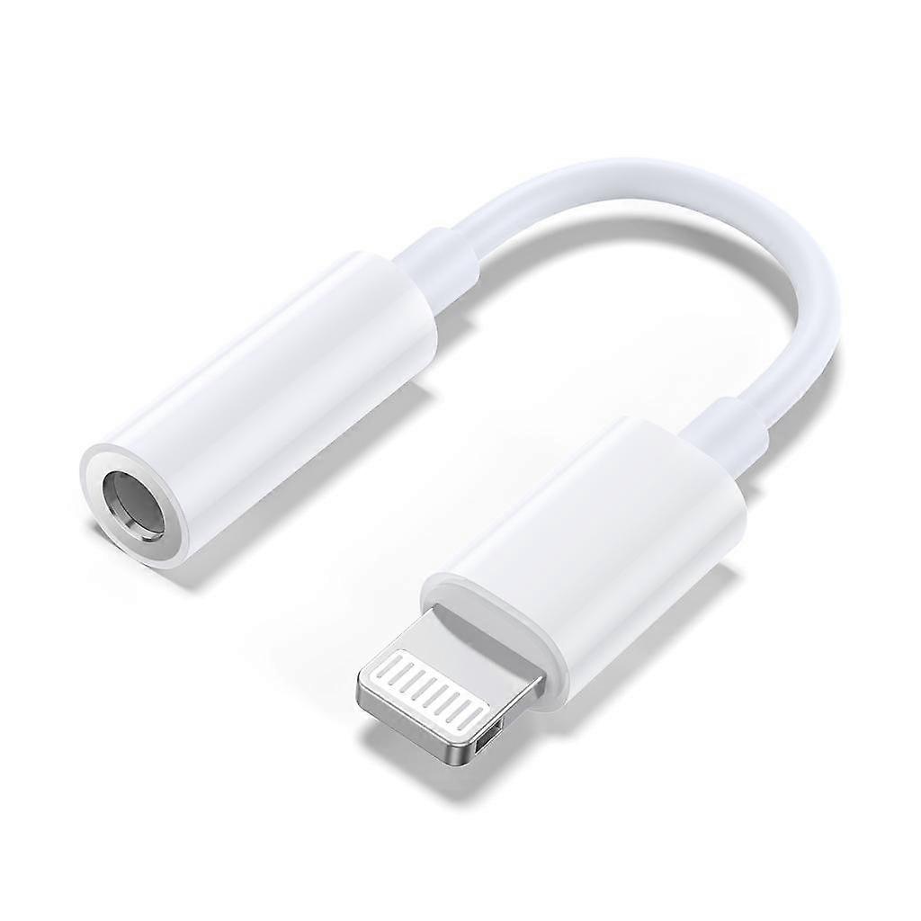 Lightning auf 3,5mm AUX Adapter - Weiß