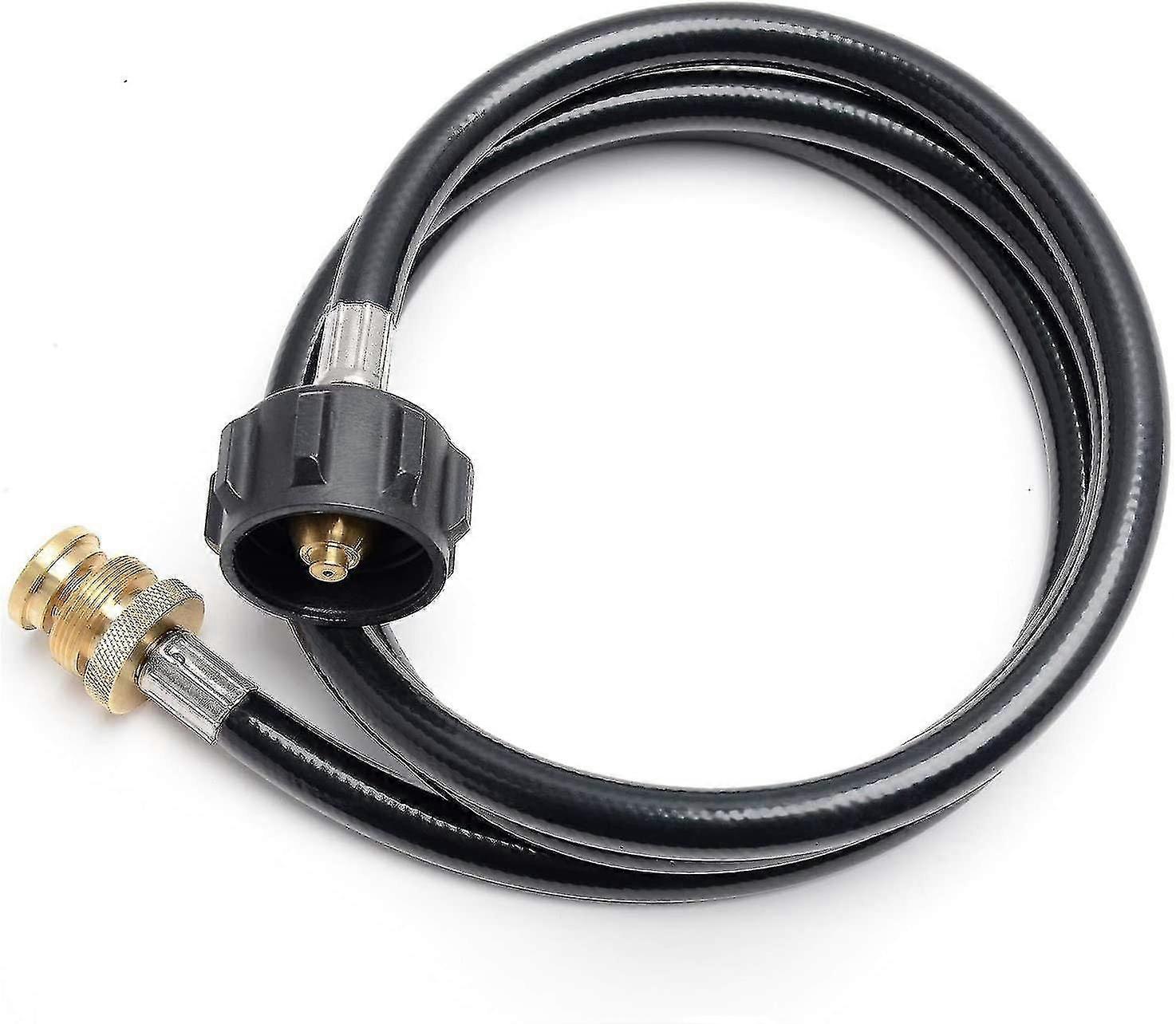 Adattatore per tubo flessibile a propano, collega il barbecue da 1 libbra ai serbatoi di gas da 20 libbre, per griglia portatile, riscaldatore budd...