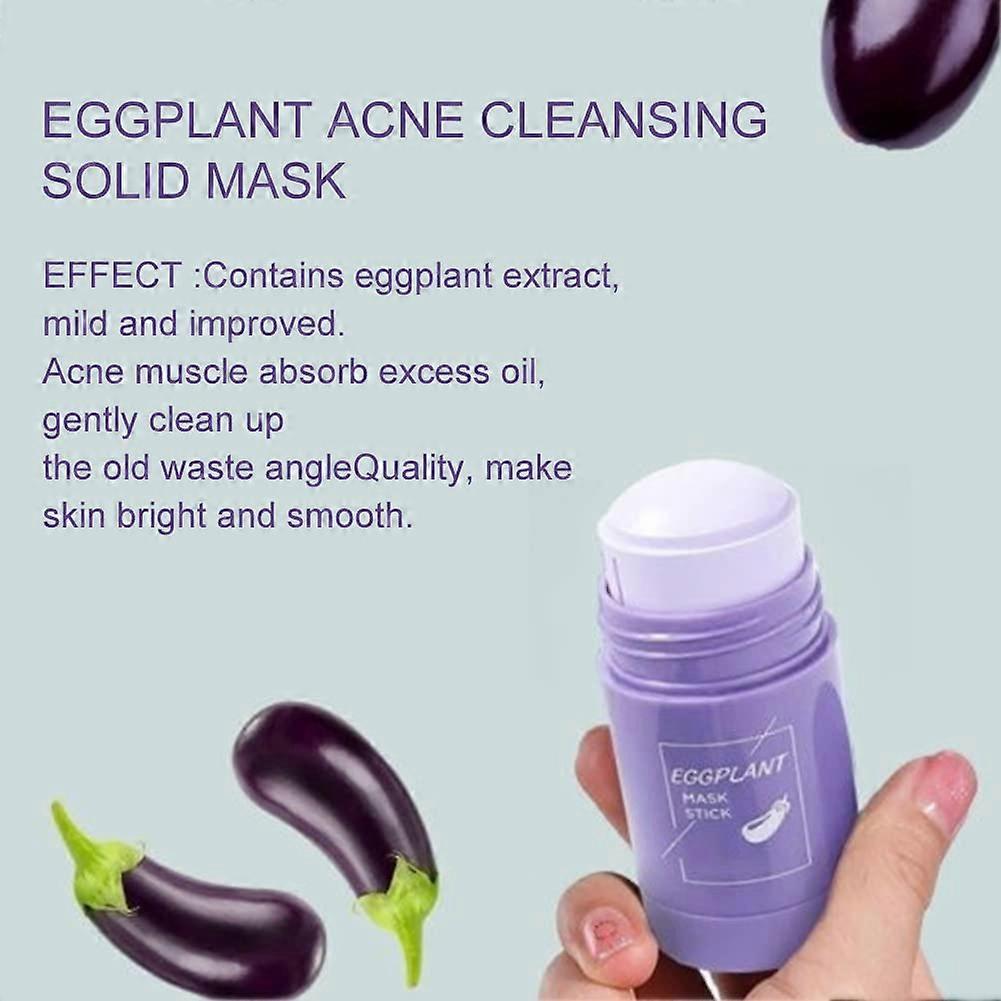 Eggplant Purifying Clay Mask Stick, Aubergine Stick Mask