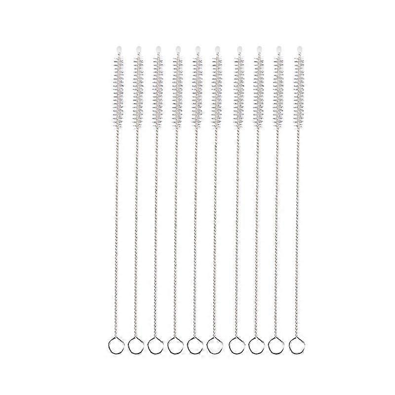 10pcs زجاجة فرشاة صغيرة النايلون الأنابيب الأنظف فرش مناسبة لتنظيف ضيقة