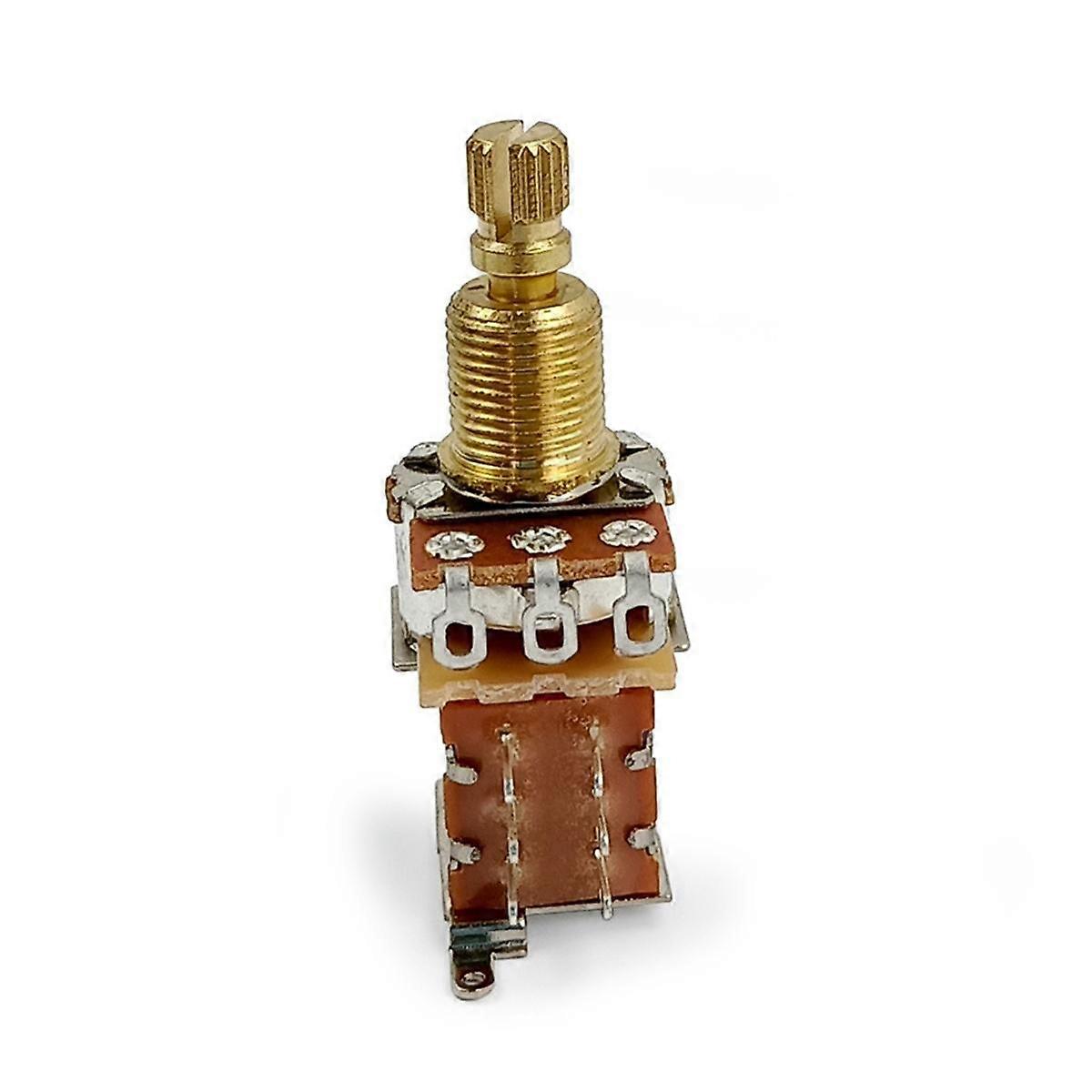 1Pcs Guitar Push/Push Potentiometer Short Shaft Push Push Potentiometer Electric Guitar Pot A500K f
