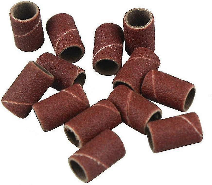 Pack Of 100 Sanding Sleeves, Sandpaper Rings, Polishing Tool For Removing Rust, Polishing