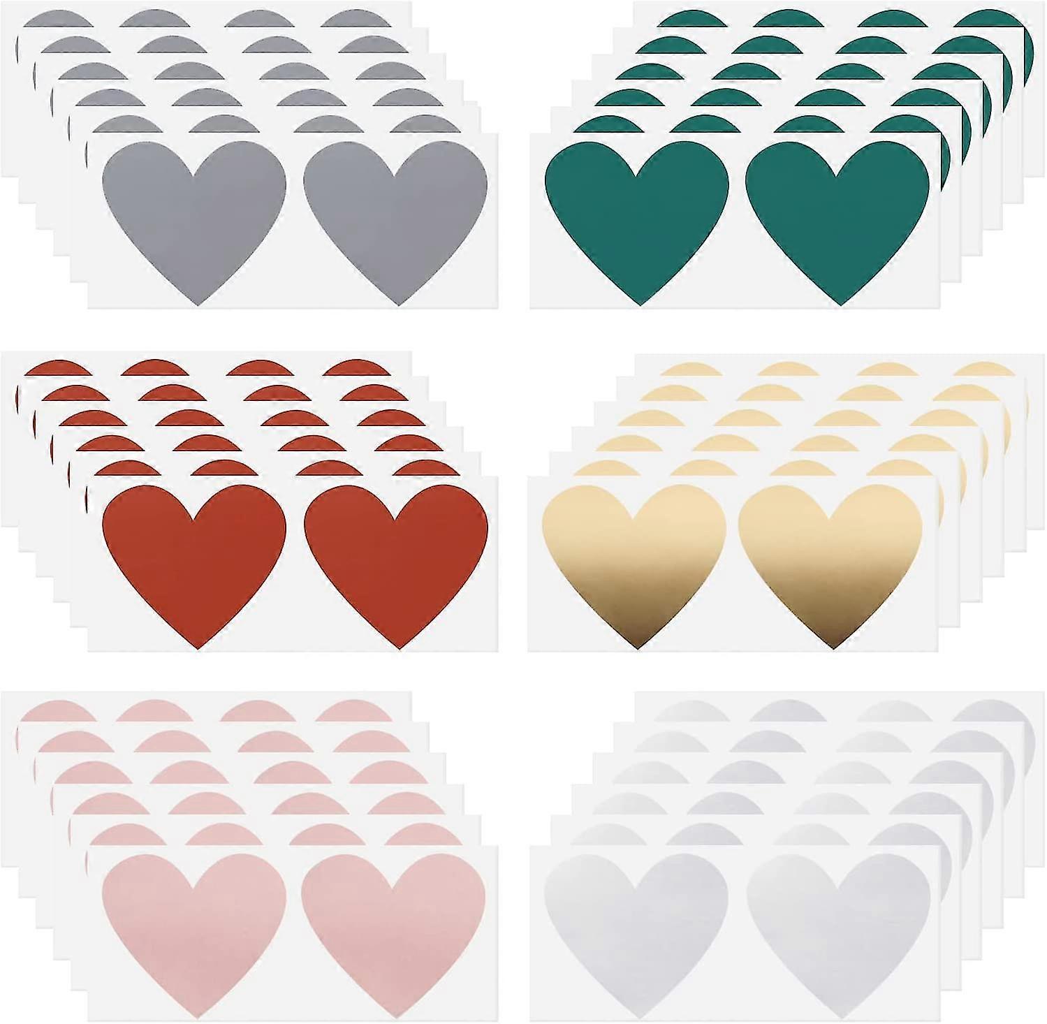 Kazı Kazan Kartları, 72 Adet Kazı Kazan Çıkartması, Kendinden Yapışkanlı, Kazı Kazan