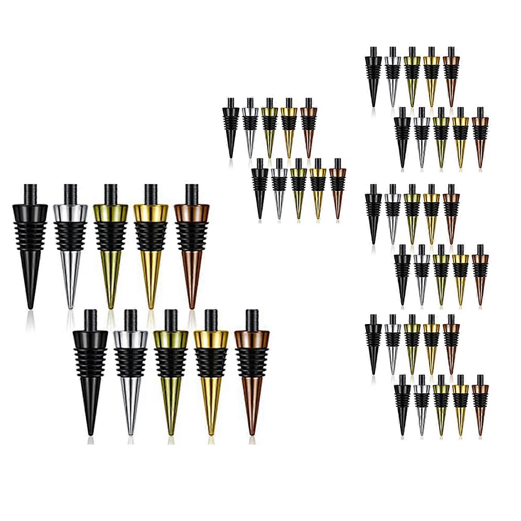 10 Pieces Bottle Stopper with Threaded Post for Wood Turning Project