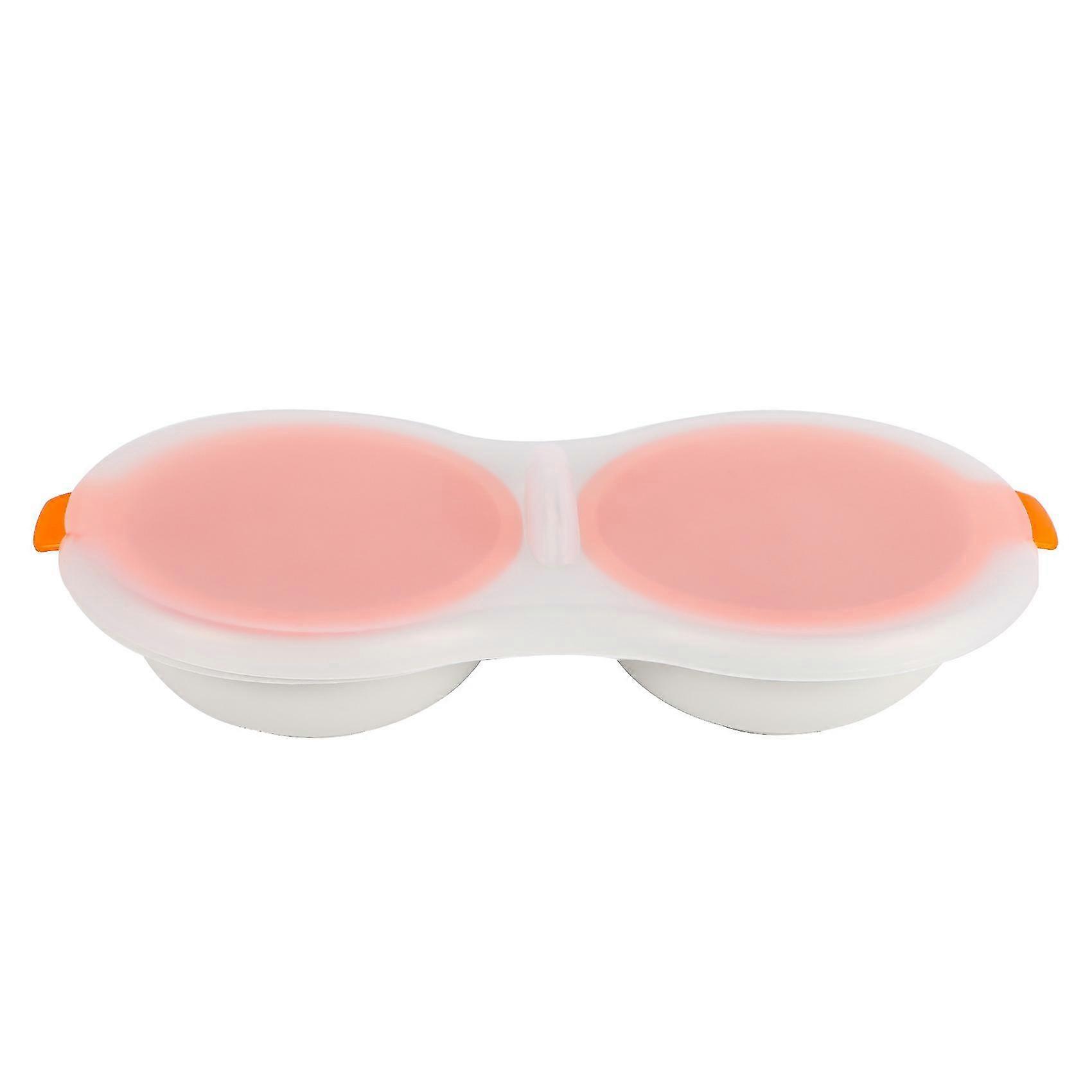 Draining Egg Boiler Set Double Layer Microwave Egg Poacher Breakfast Egg Cooker