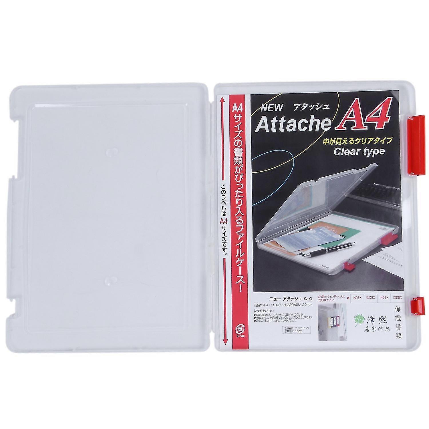 A4 Files Document Case Box H Izer Red