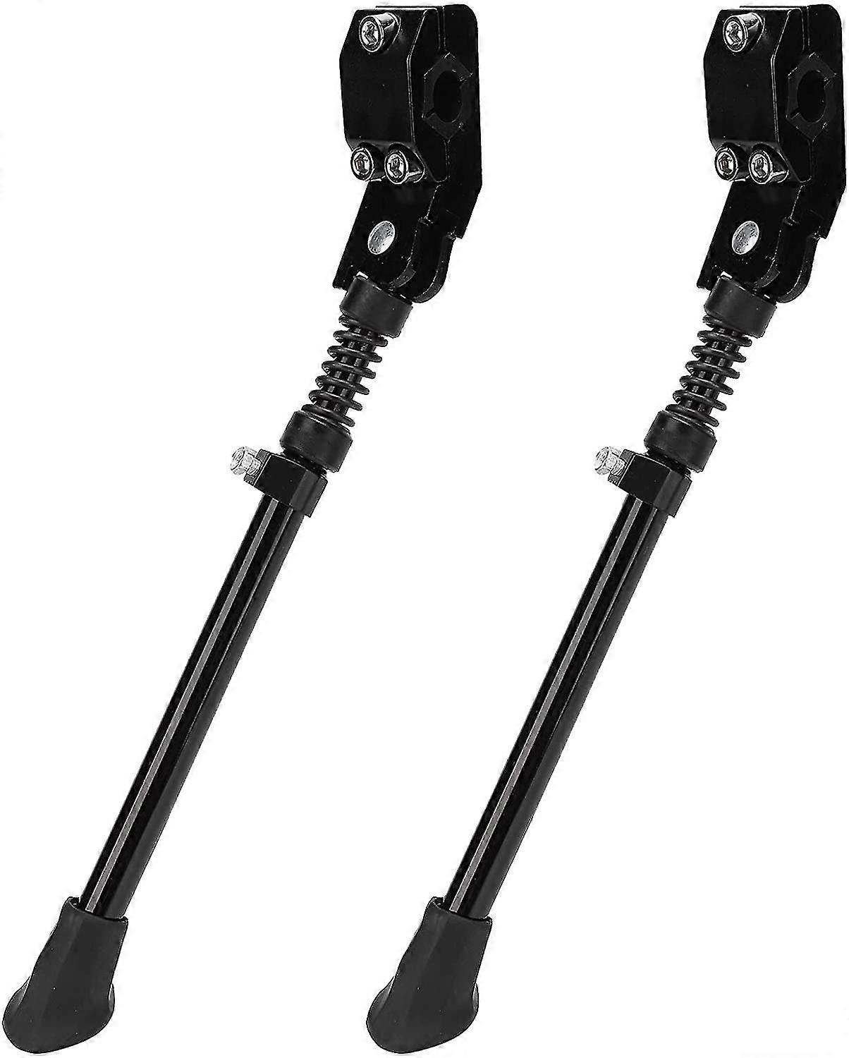 Bicycle Kickstands, 2 Pcs Bike Stand Adjustable Aluminum Universal Adjustable Kickstand Bicycle Sidestand Kickstand Bicycle Side Stand Bike Stand For