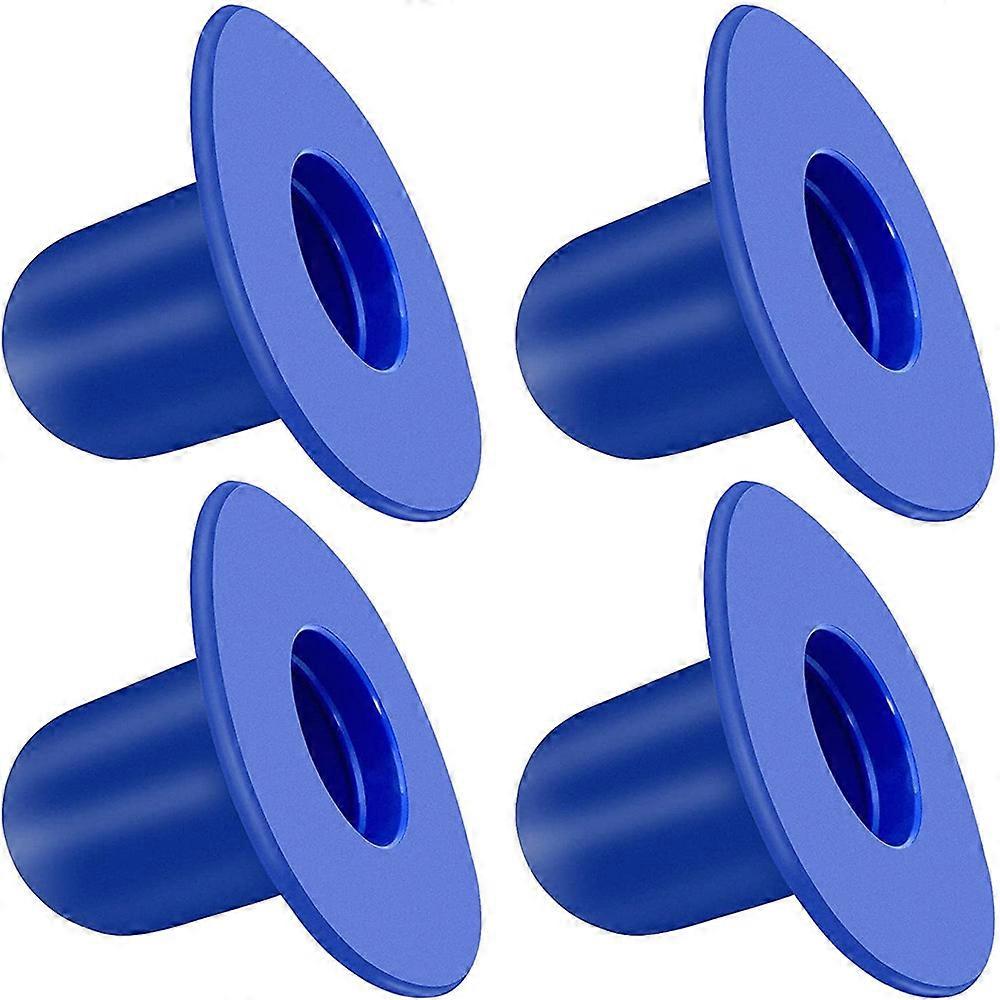 4PCS Above Ground Swimming Pool Filter Pump Strainer Hole Plug Stopper Compatible with Intex & Bestway (Blue)