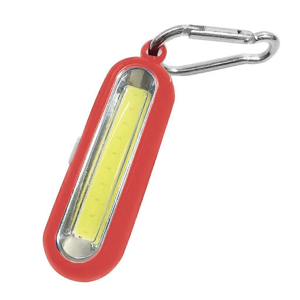 Mini Keyring Flashlight Night Light with Batteries Powered for Hiking Traveling