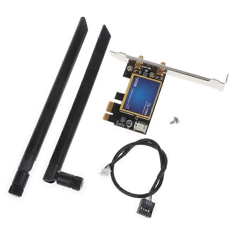 867Mbps WiFi Adapter PCIe 7265AC 2.4Ghz/5Ghz Wireless Network Card for Gaming