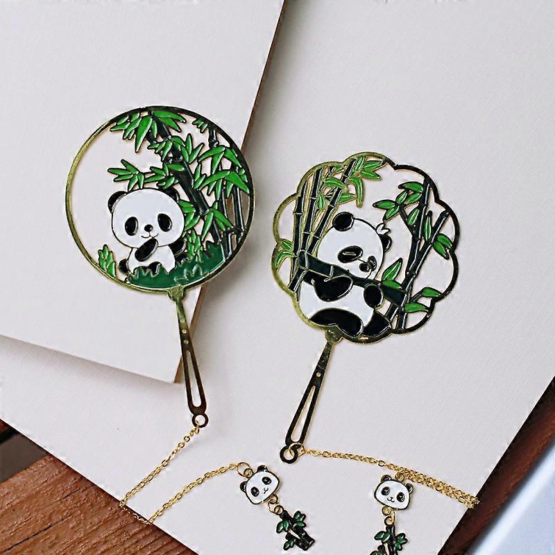 2 pieces panda bookmarks, bookmarks, reading bookmarks
