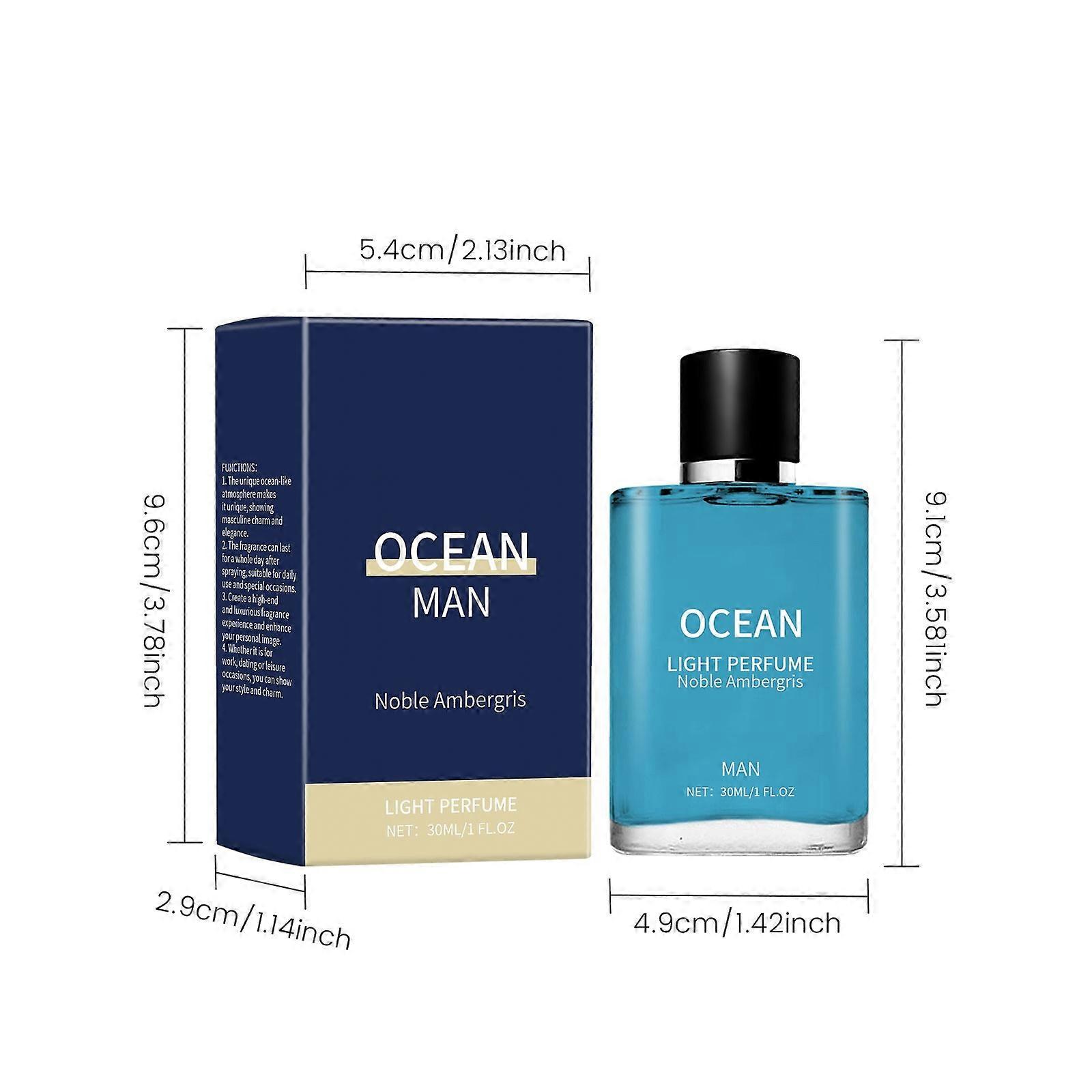 Men's Cologne with Sea Notes Grapefruit and Amber Perfume