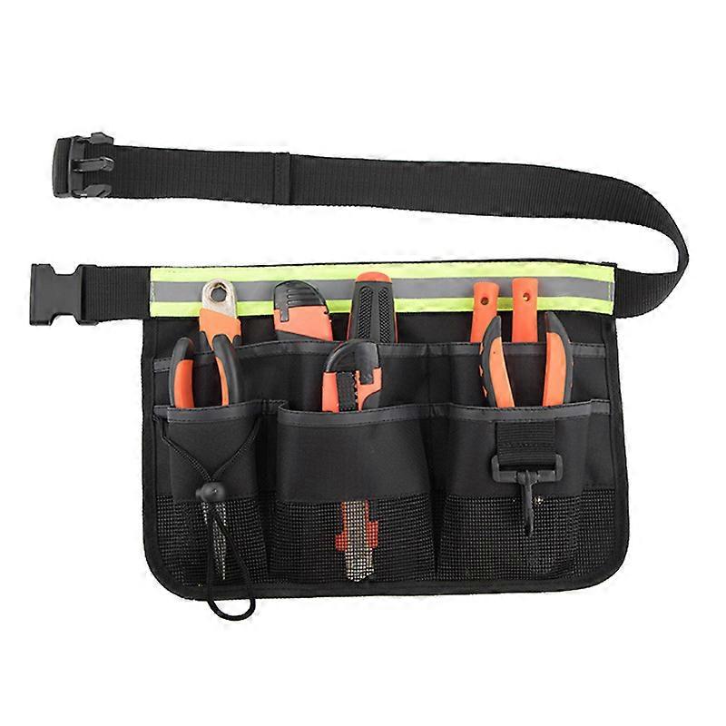 Tool Bag with Multi Pockets, Waterproof Tool Box, Belt Bag Adjustable Tool Belt Waterproof Tool Belt