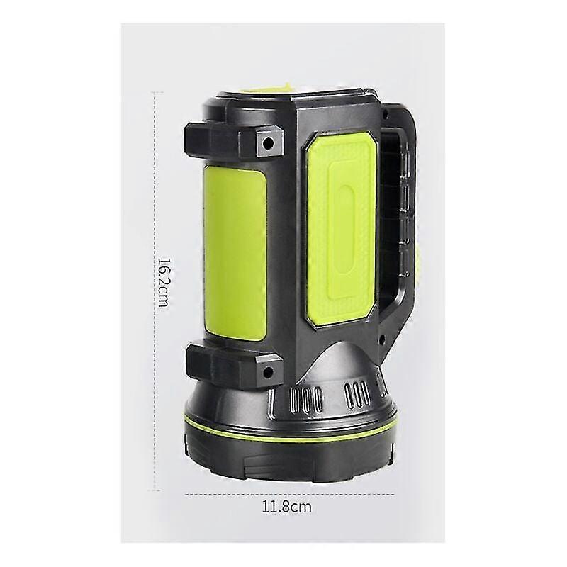 Torch Torch Outdoor Strong Light Led Torch Rechargeable Ultra Bright Portable Searchlight (green