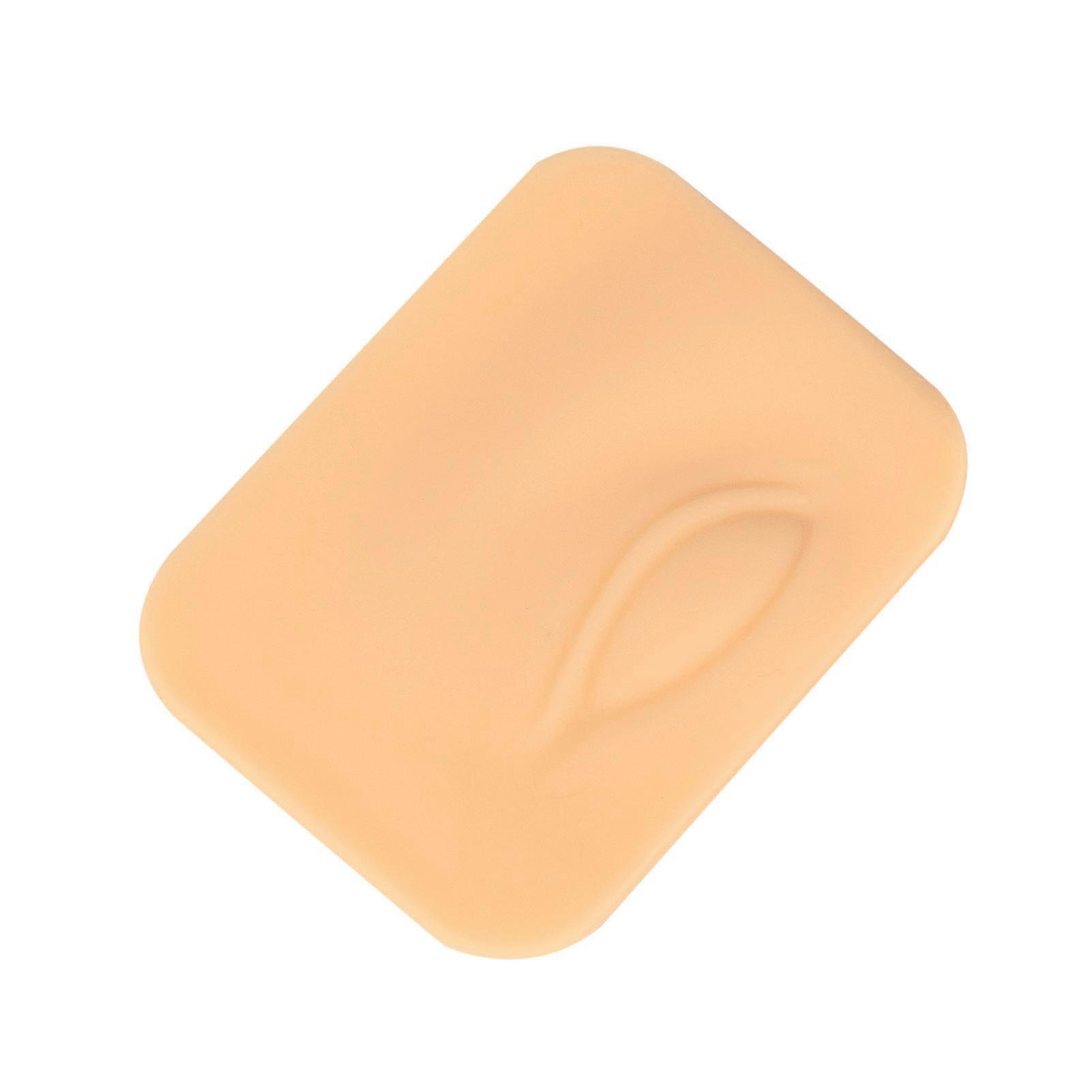 3D skin color eyes left eye right eye pair double-sided three-dimensional silicone eyebrow tattoo practice skin 1set