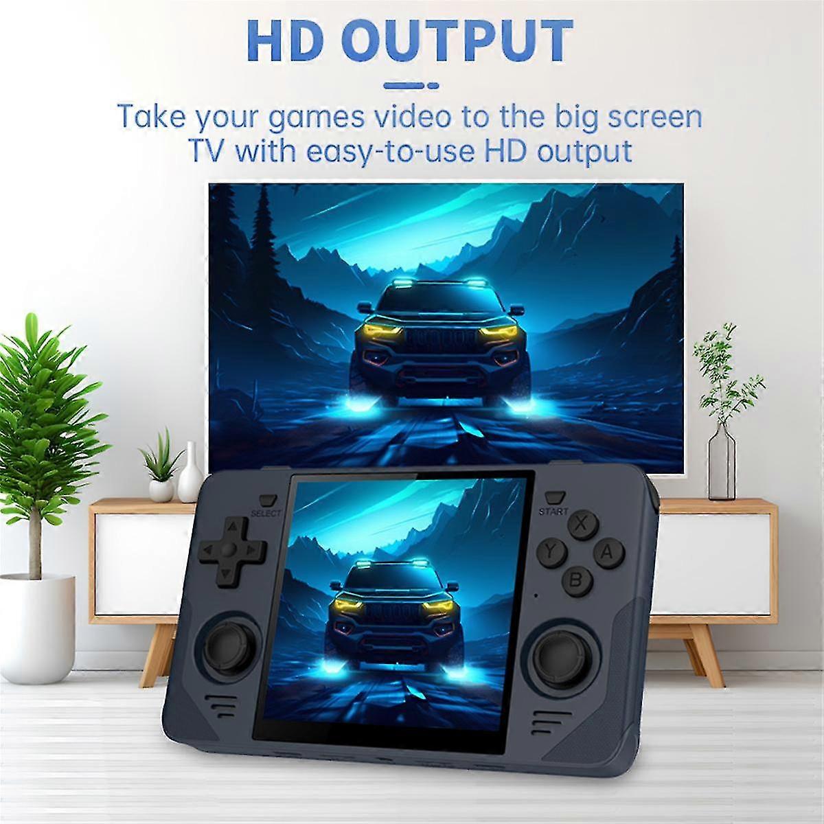 Rgb30 Retro Game Console 4.0 Inch 720x720 -core Cpu 5ghz Wifi+bluetooth 4100mah Handheld Game Controller White