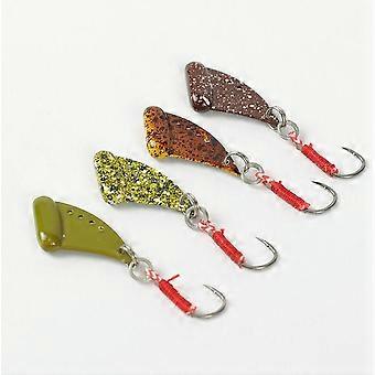 10pcs / pack Metal Blade Angelköder Hard VIB CrankBait Sinking Hook 2,5 cm / 2,8 g