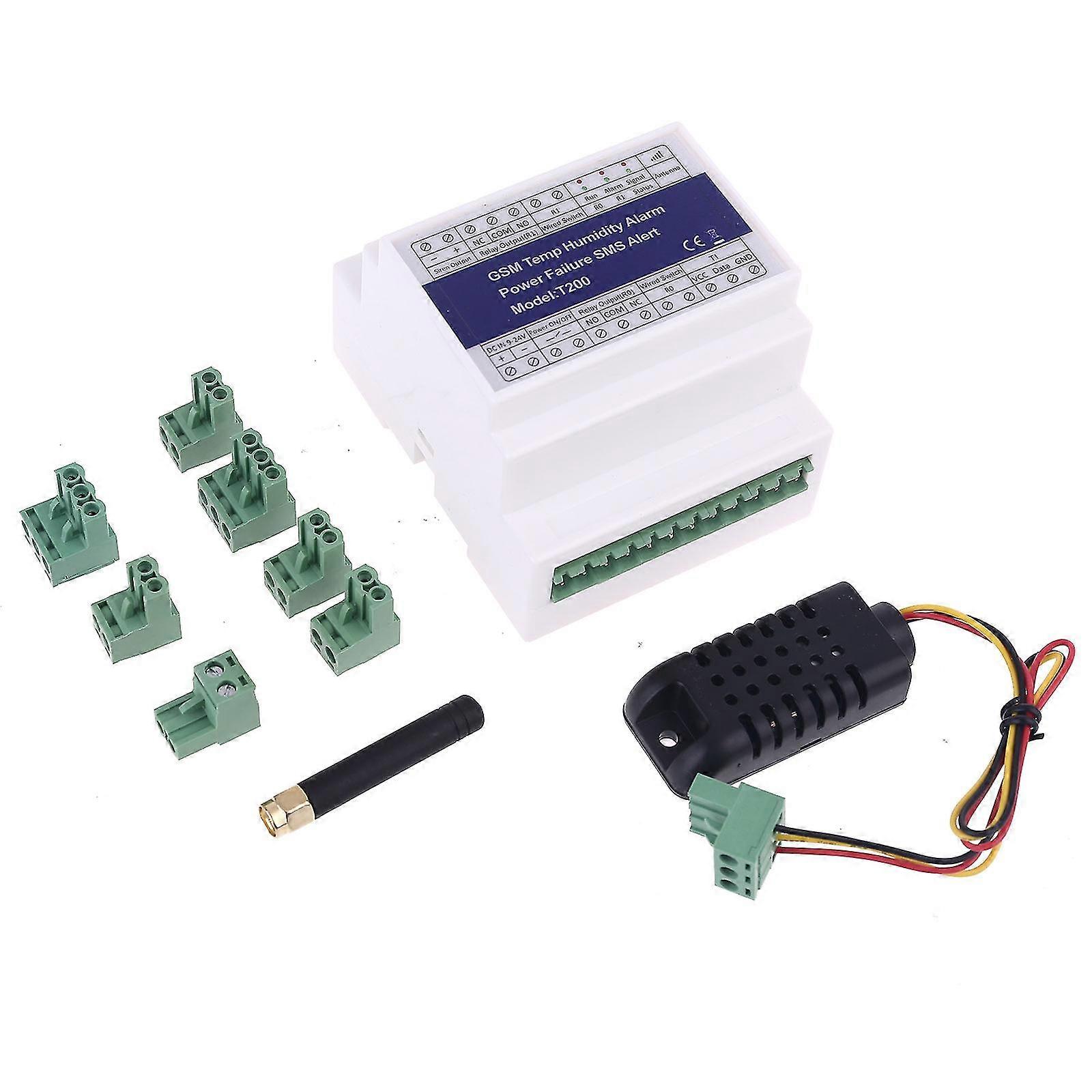 Gsm 3g 4g Temperature Humidity Power Status Monitoring Relay For Remote Monitoring Site Temp Power Failure Sms Alarm