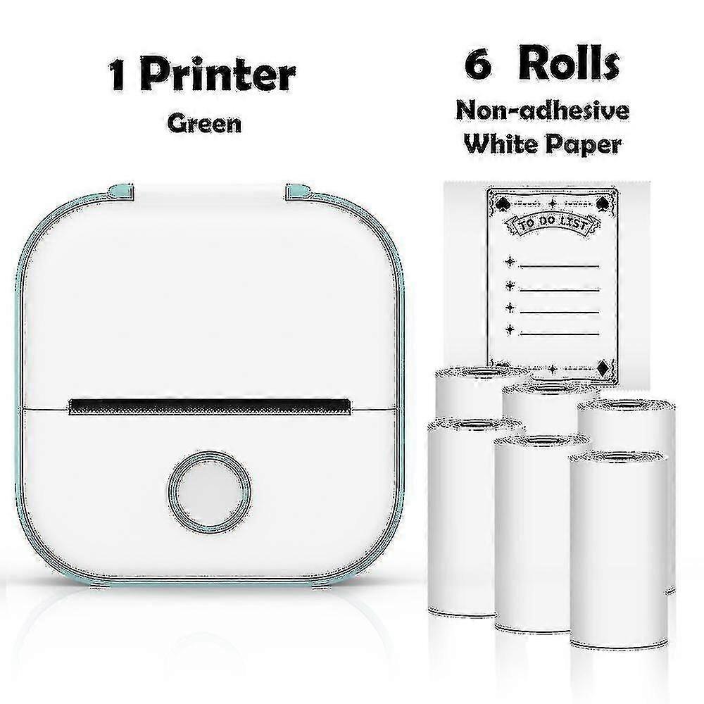 Phomemo T02 Mini Printer Portable Printer Thermal Printing Sticker Wireless Inkless Pocket Printer Self-adhesive Label Printer