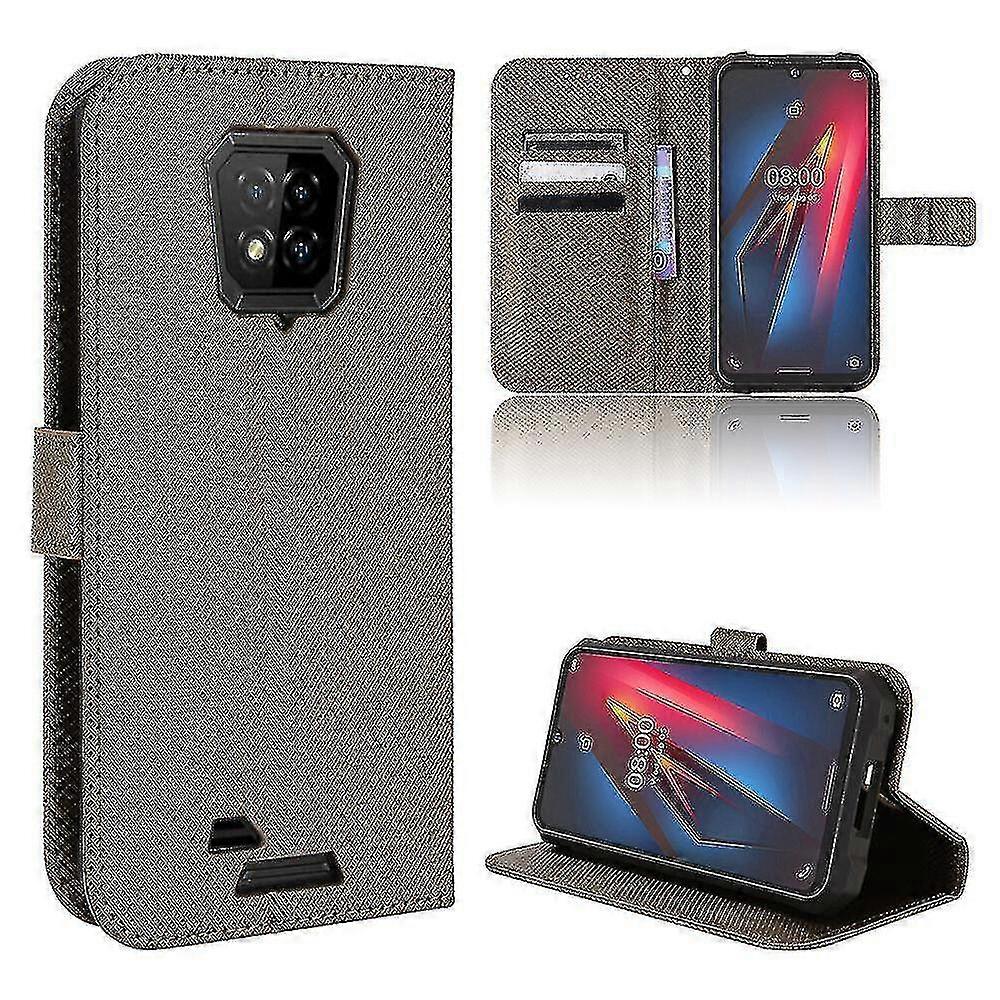 Συμβατό με θήκη πορτοφολιού Ulefone Armor 8 Pro Diamond Pattern Pu δερμάτινο κάλυμμα με μαγνητικό Closu