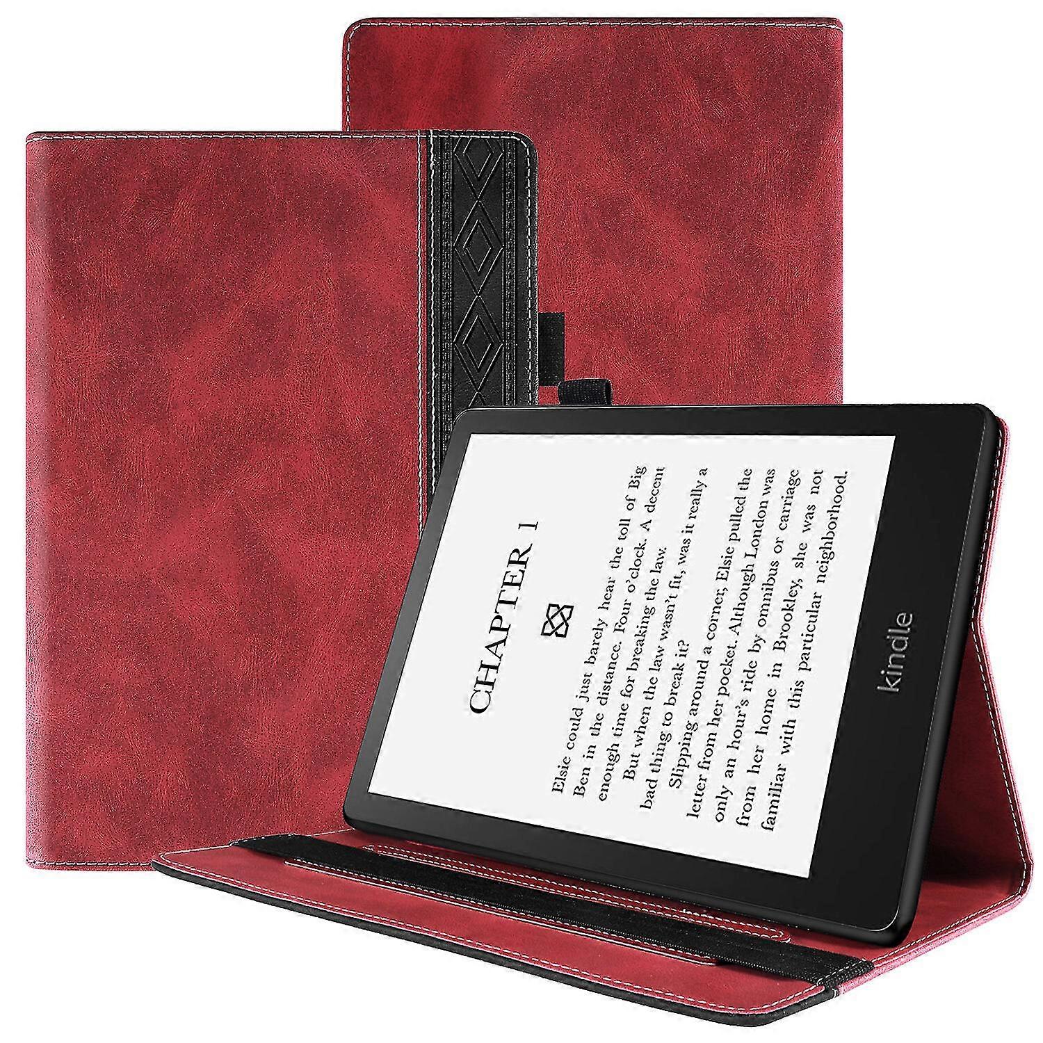 Business Style Pu Leather Case For Amazon Paperwhite 5 2021, Auto Sleep/wake Function, Full Protection Folio Case