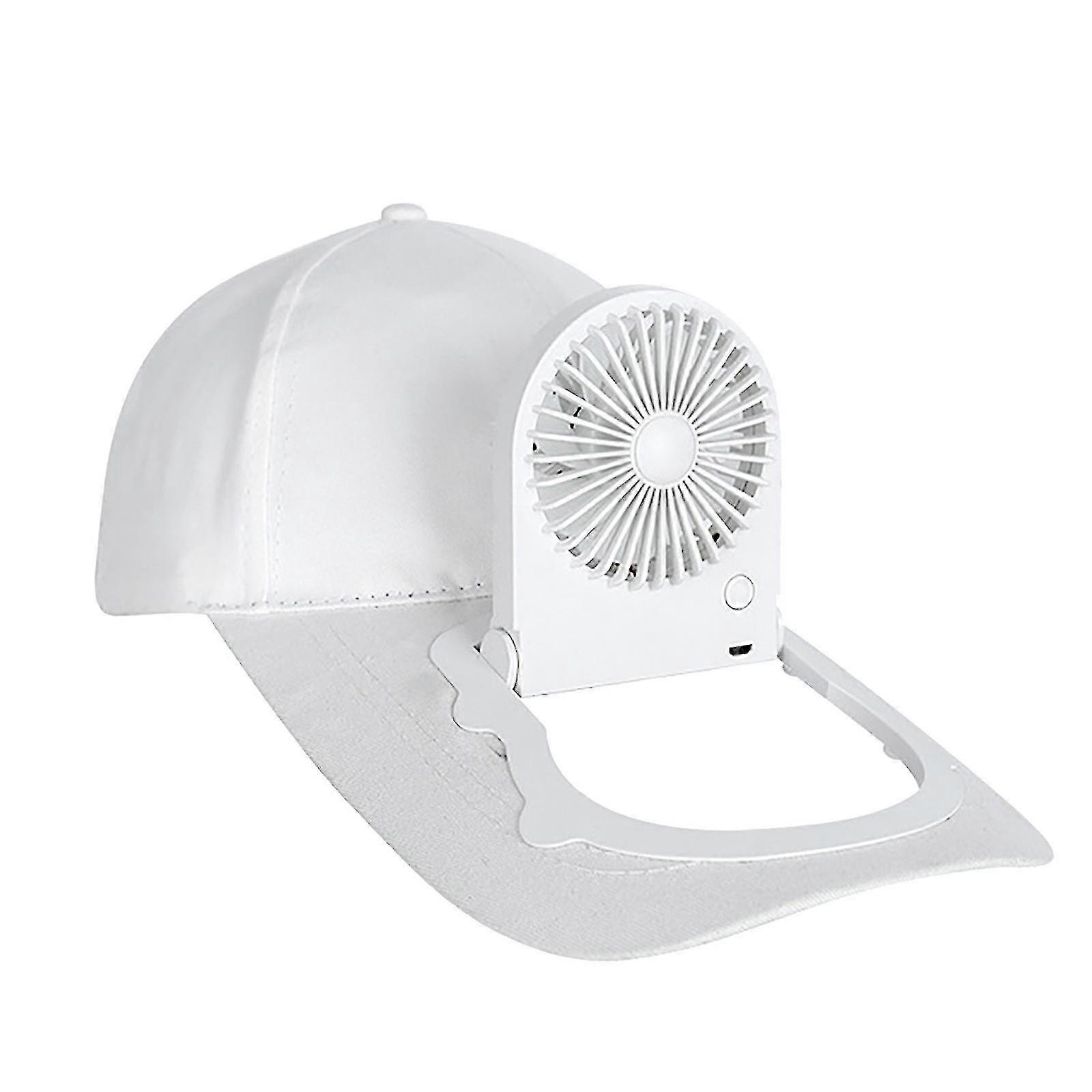 Cap With Fan Usb Rechargeable Adjustable Speed Fan Sunshade Cap