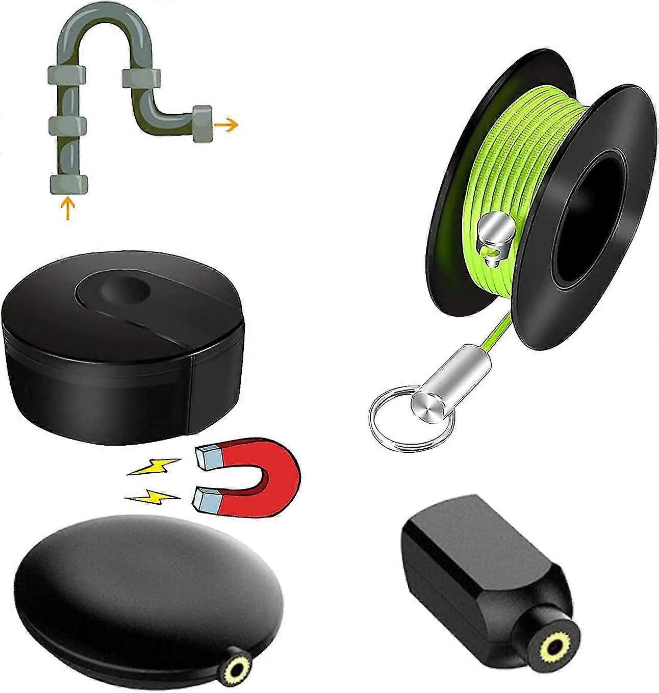 Magnetic Wire Guide Wire Holder Wall Mounted Wire Threader With Magnetic Wire Guide Home Cable Routing Tools