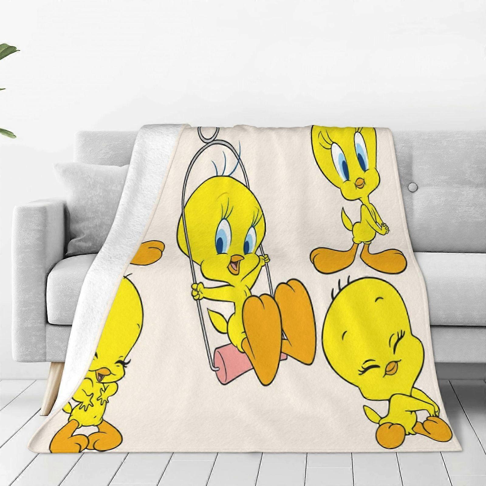 Tweetybird Blanket Lightweight Cozy Couch Bed Super Soft Flannel Fleece Microfiber Travel Throws Blankets For All Season-KDE42615