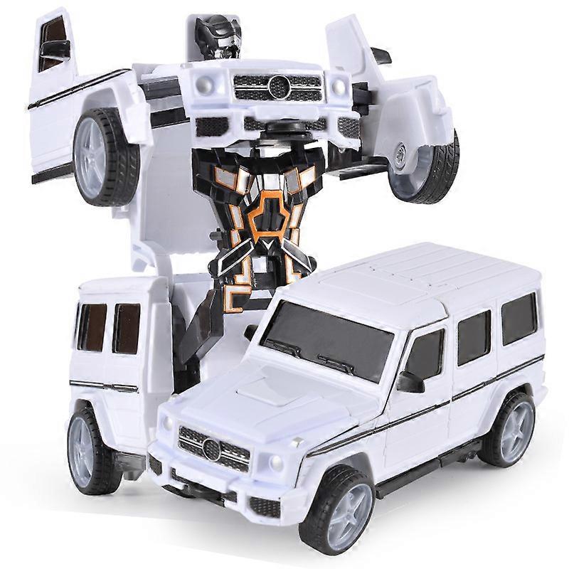 Arrival One-key Deformation Car Toys Automatic Transform Robot Plastic Model Car Funny Diecasts Toy Boys Amazing Gifts Kid Toy
