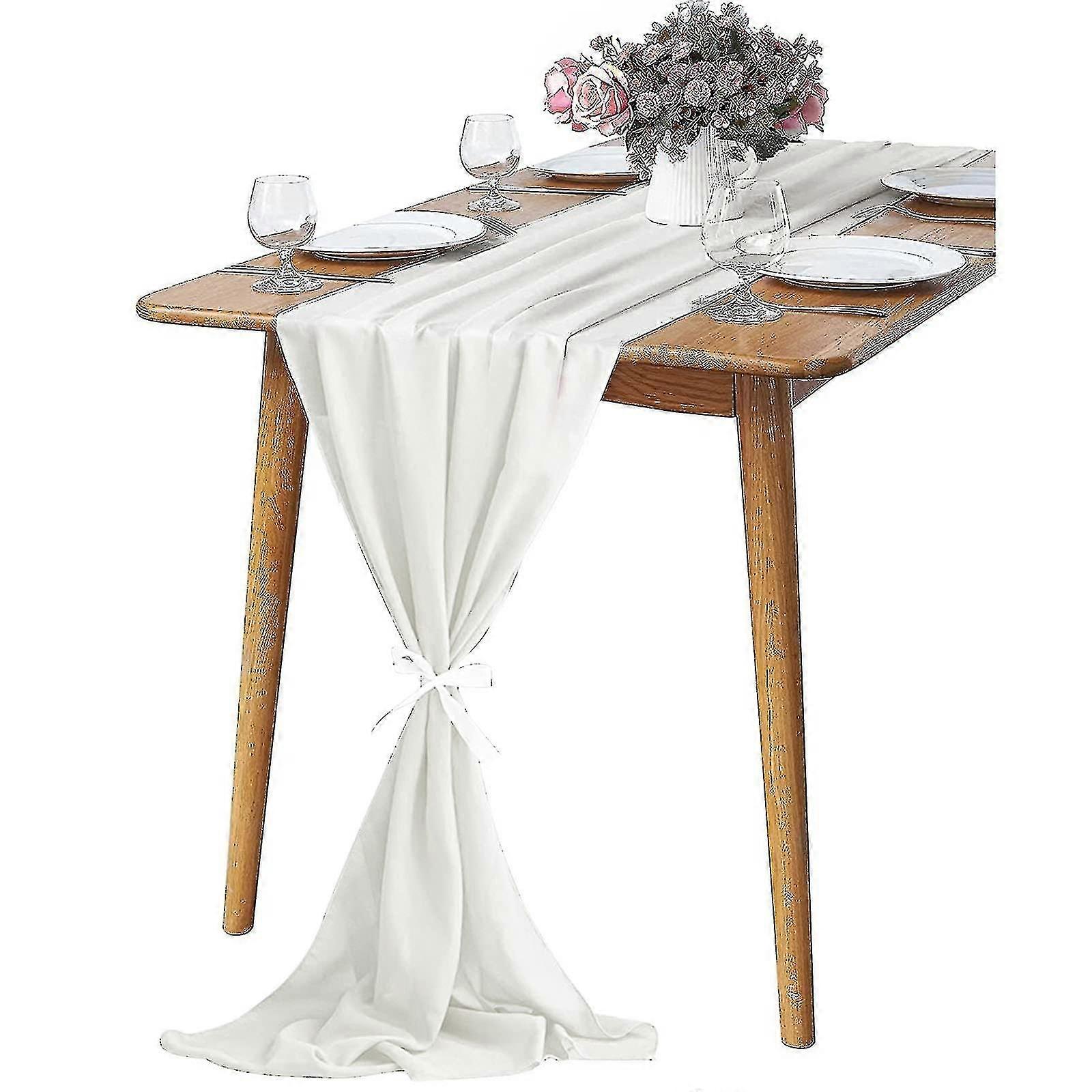 Chiffon Table Runner 70x300cm Romantic Wedding Runner