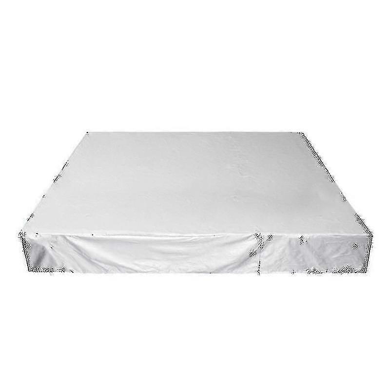 Rectangle Pool Cover - Rectangular Inflatable Swimming Pool Cover - Kids Inflatable Above Ground Blow Up Pool With Cover, Uv Resistant, Waterproof, Ra