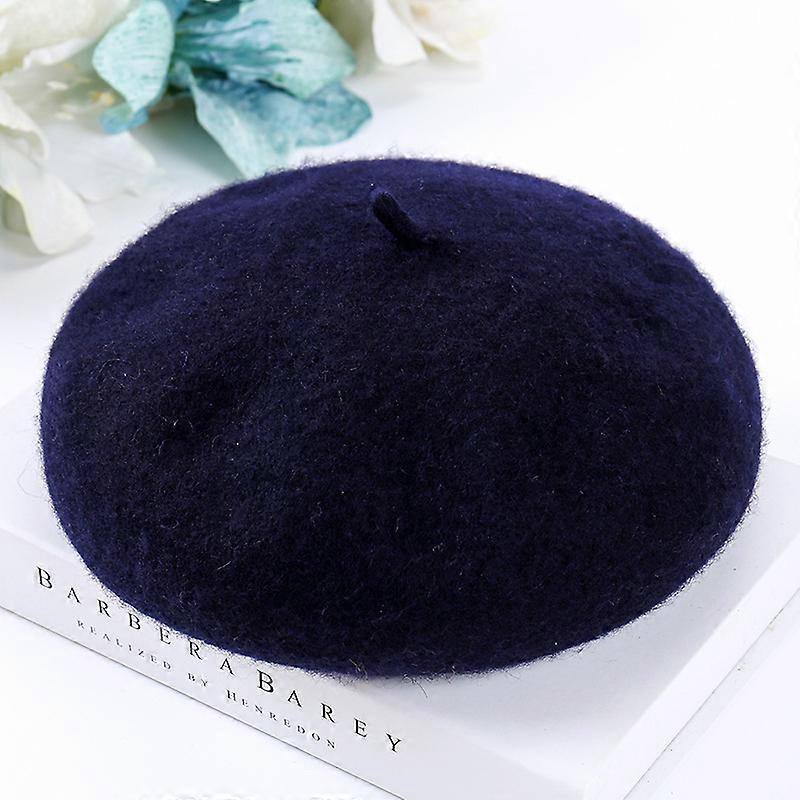 Breathable Wool Beret Hat for Fall and Winter