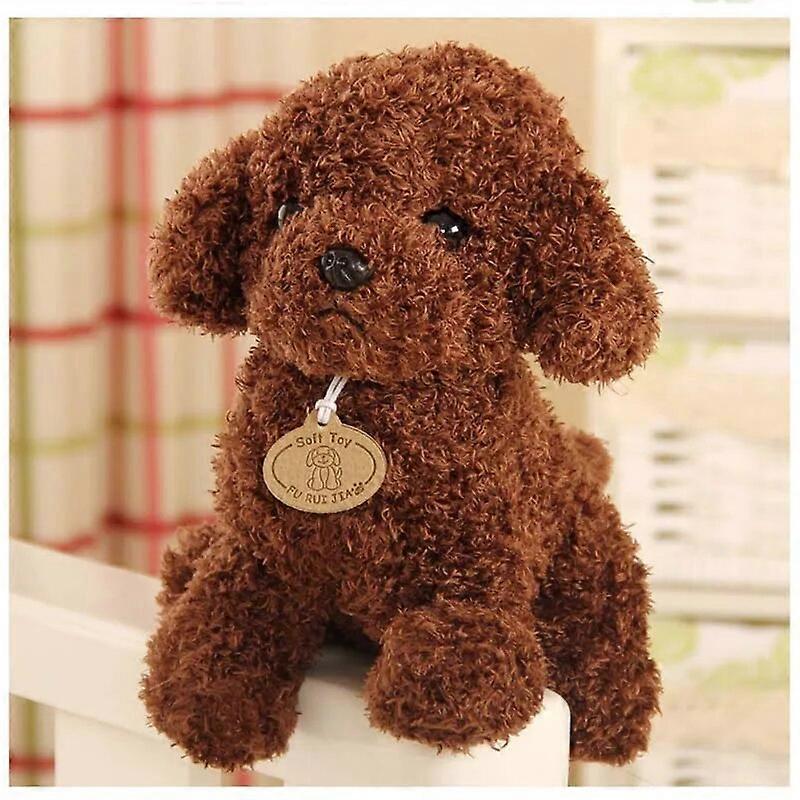 18/25 cm Simulation Dog Poodle Plush Toys Cute Animal Suffed Doll for Christmas Gift