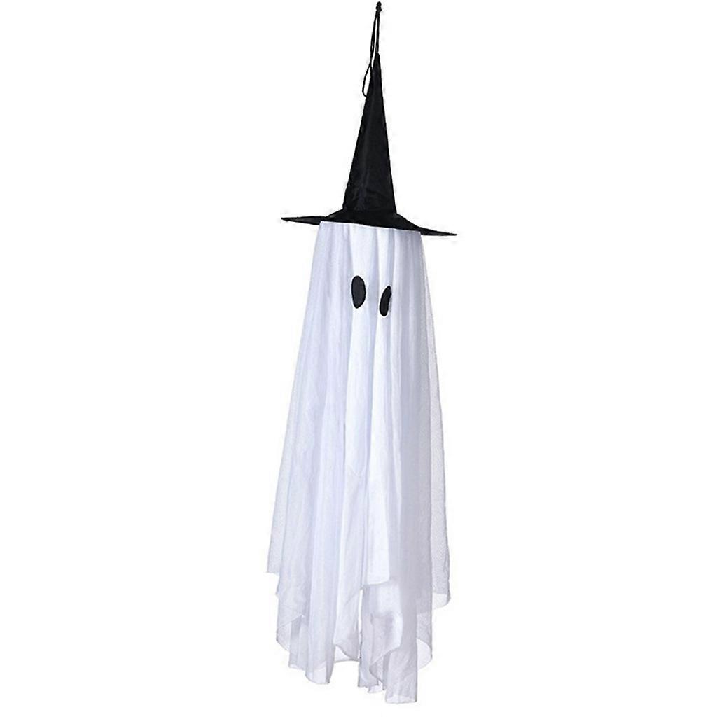 Halloween Ghost Hanging Decor Witch Hat Pumpkin/White- Ghost for Ghost Party