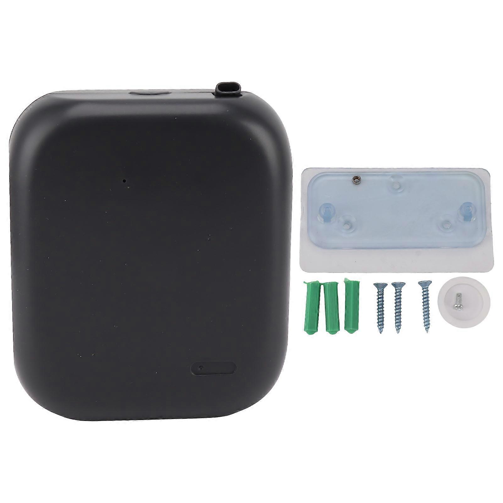 Battery Essential Oil Diffuser Home Mini Fan Fragrance Diffuser Intelligent Aromatherapy Diffuser Black