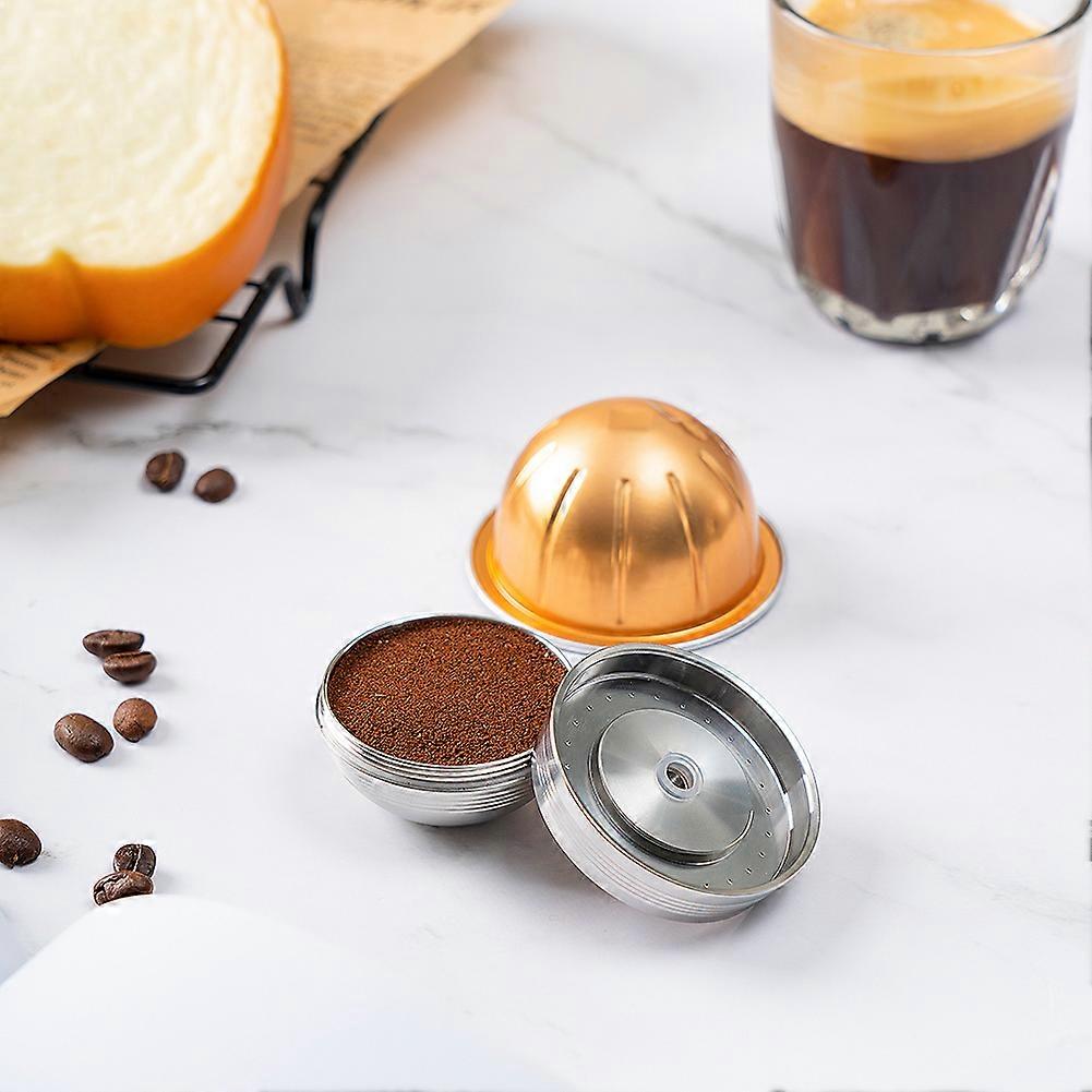 5Pcs Reusable Refill Coffee Capsule For Nespresso Vertuoline For Vertuo Next Refilling Filter Coffeeware Replacements
