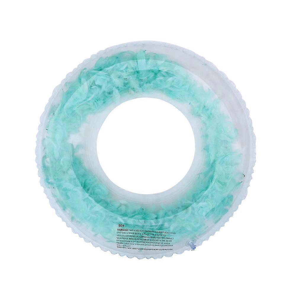 Swim Ring, Inflatable Transparent Swimming Ring Thicken