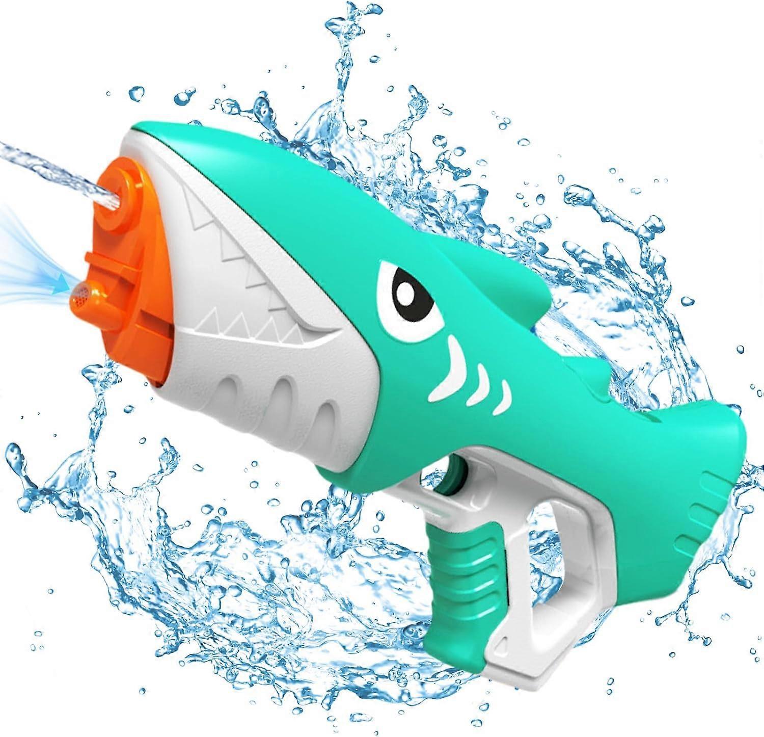 電気ウォーターガン、吸水付き自動ウォーターガン、大人と子供のための600CC大容量サメ電気潮吹き銃、50%提供