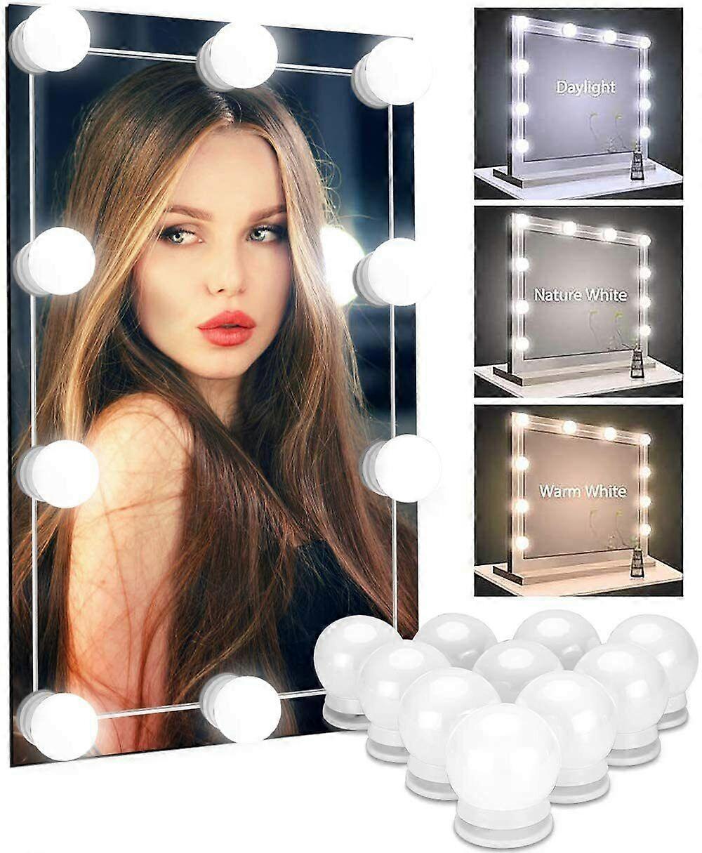 Make Up Mirror Lights LED Kit Bulbs Vanity Light Dimmable Lamp Hollywood(Light Bulb Only)