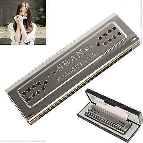Professional 24 Holes Key Of C&G Double-side Tremolo Harmonica