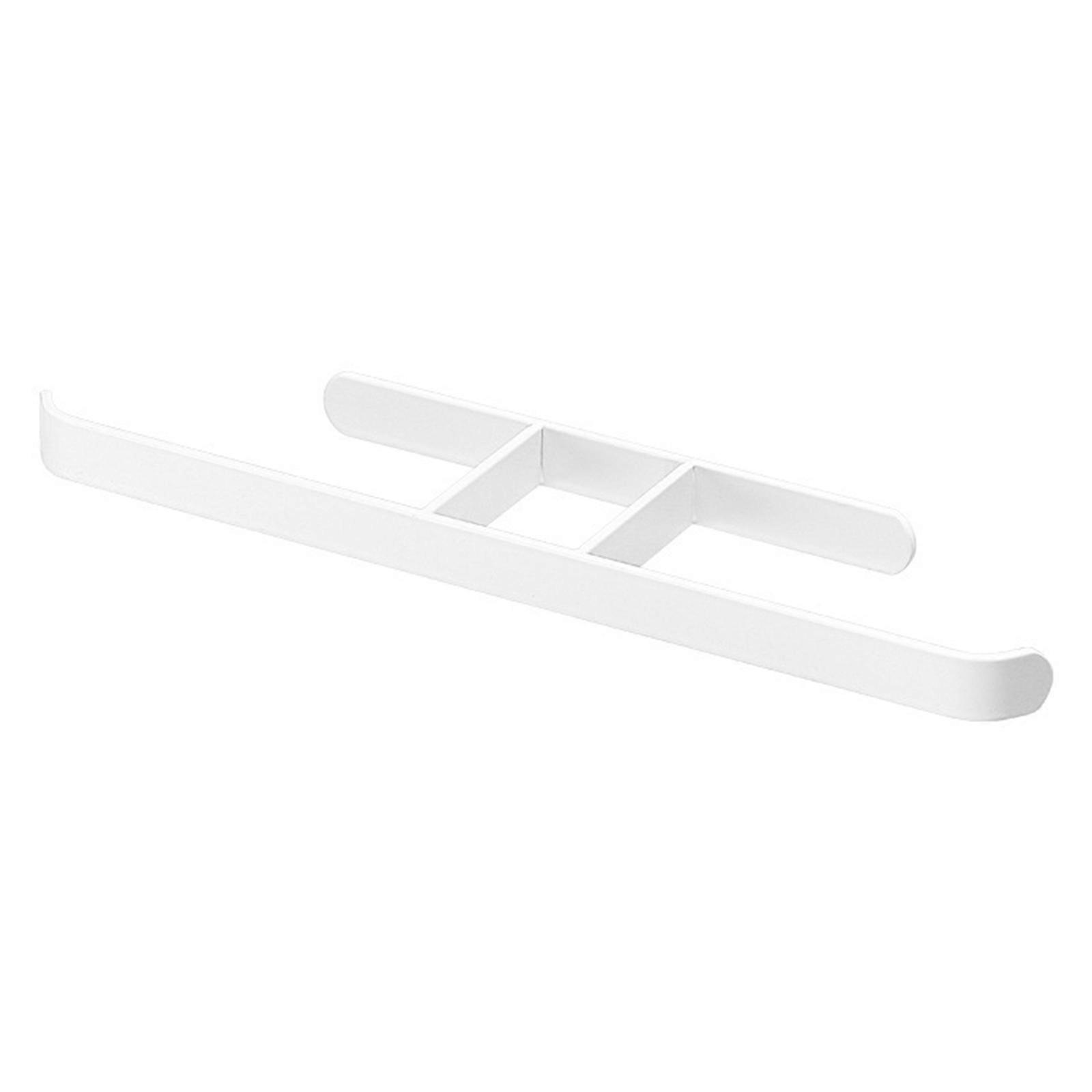 Wall Mount Iron Clothes Hanger Organizer Storage Rack Stacker Bathroom Shelf