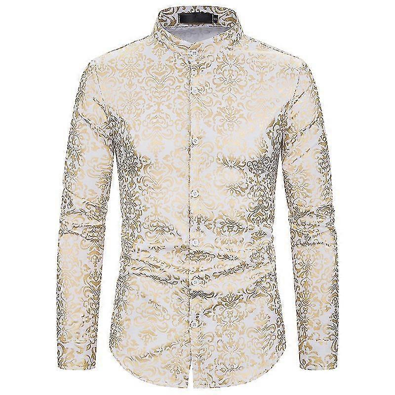 Skjorter med broderitrykk for menn