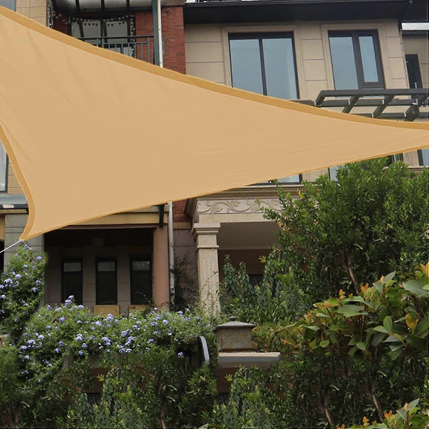 Vela impermeável 2x2x2 da máscara de Sun, vela 2m do jardim do triângulo, 98% Vela triangular 2x2 da máscara do PES do bloco UV 420D para o dossel exterior do pátio com cordas livres, San