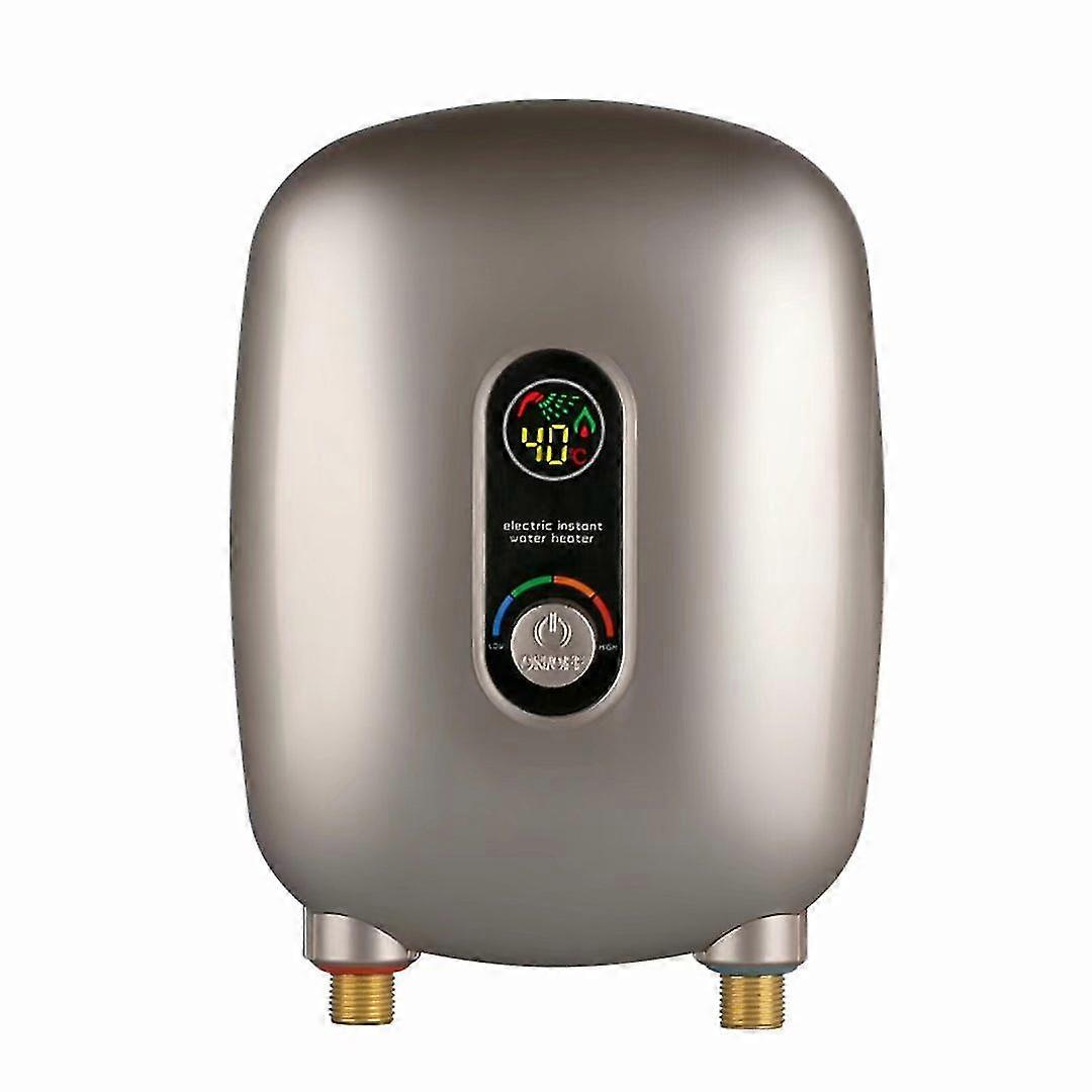 Electric Tankless Instant Water Heater With Lcd Display